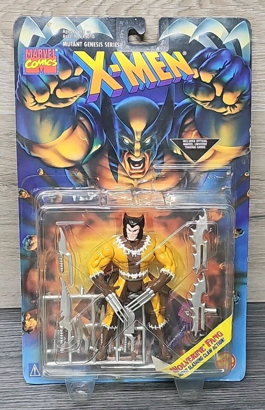 X-Men Mutant Genesis Series Wolverine Fang Figure (ToyBiz 1995) - SEALED